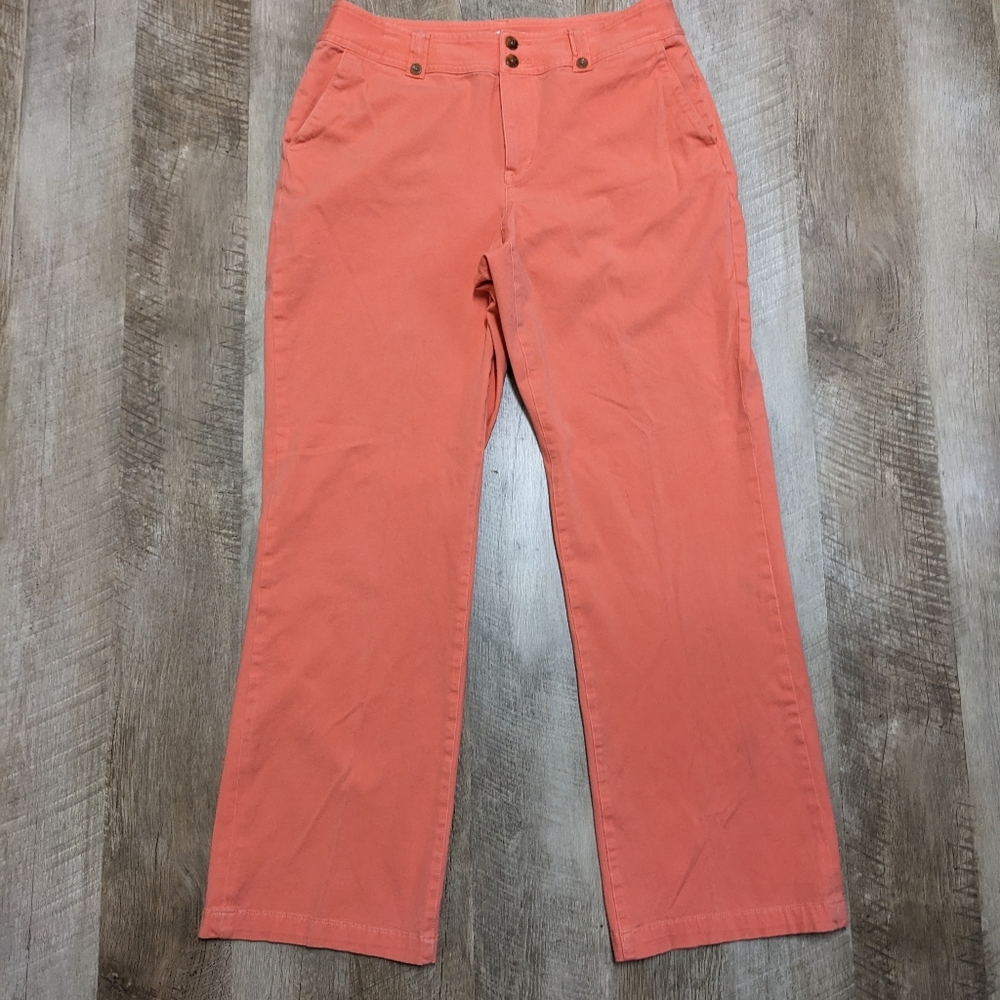 Coldwater Creek Coral bootcut Pants